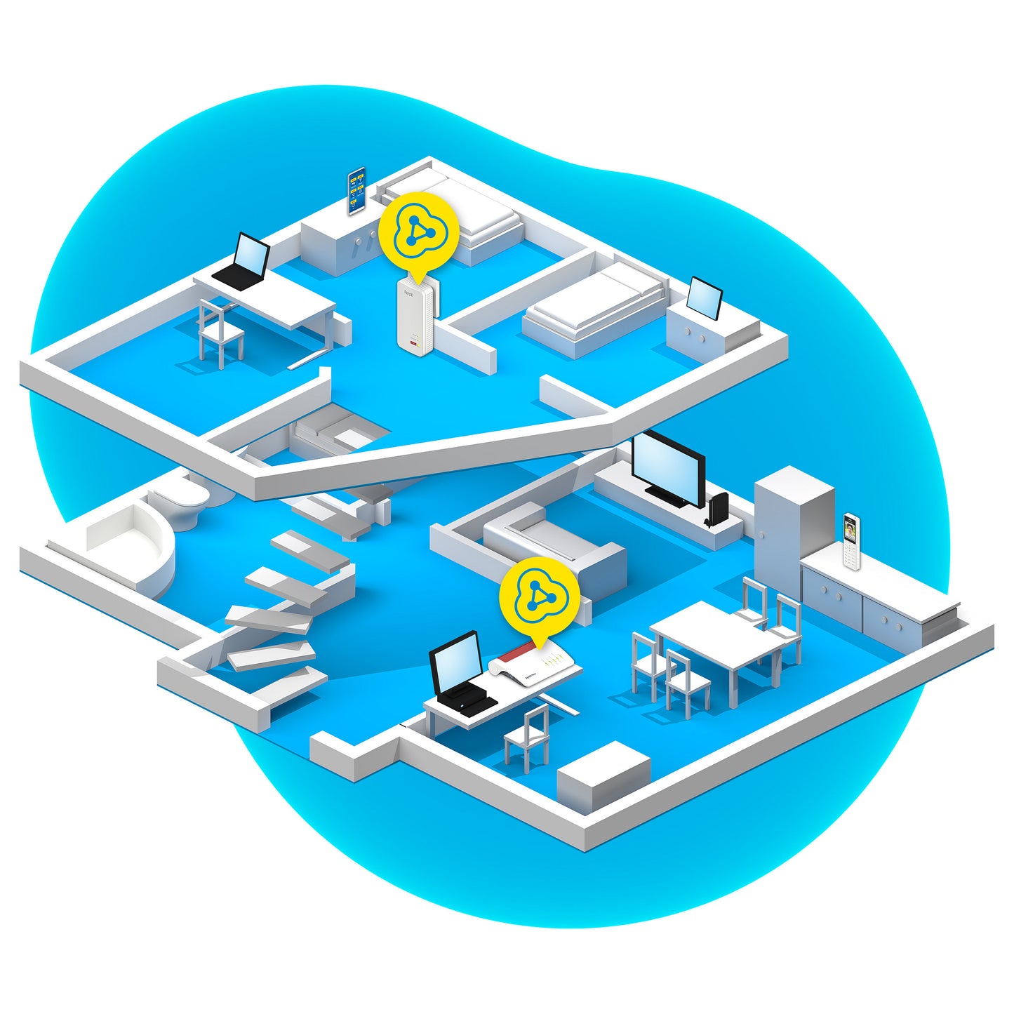 INTD FRITZ!Powerline 1240 AX (1200MBit)