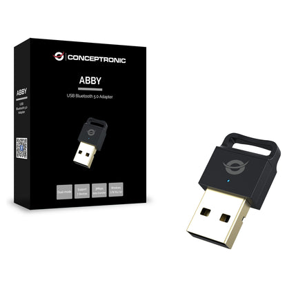 CONCEPTRONIC Bluetooth5.0 Adapter NanoUSB 10-20m schwarz