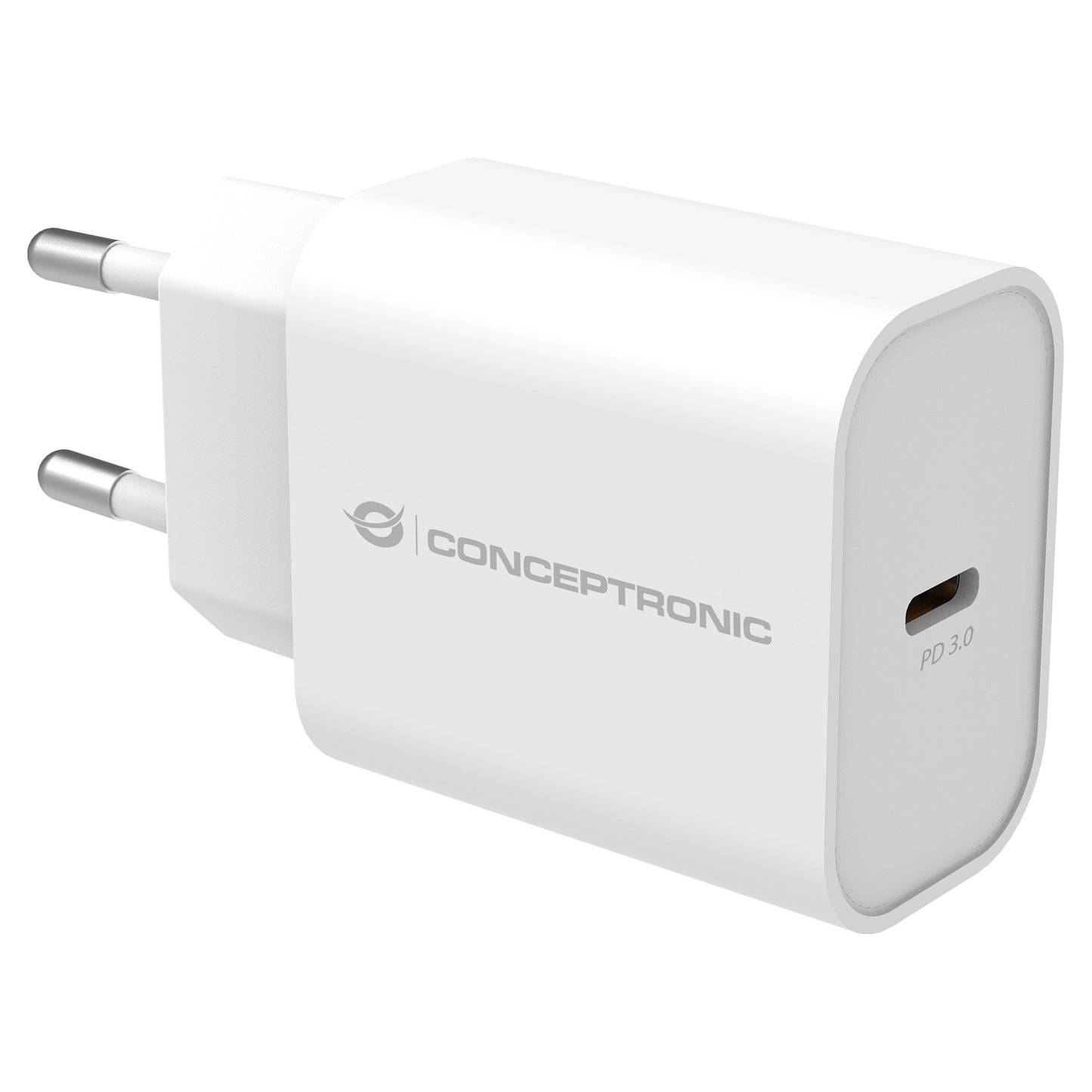CONCEPTRONIC Ladegerät 1Port USB-C 25WPD3.0/PPS ws