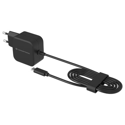 CONCEPTRONIC Ladegerät 1Port GaN USB-C Desk 67WPD3.0/PPS sw