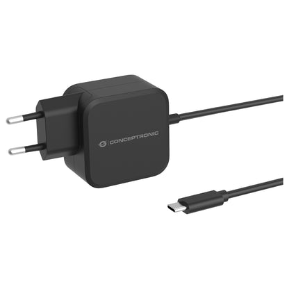CONCEPTRONIC Ladegerät 1Port GaN USB-C Desk 67WPD3.0/PPS sw