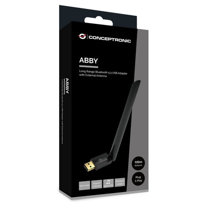 CONCEPTRONIC Bluetooth5.3 Adapter NanoUSB 100m schwarz