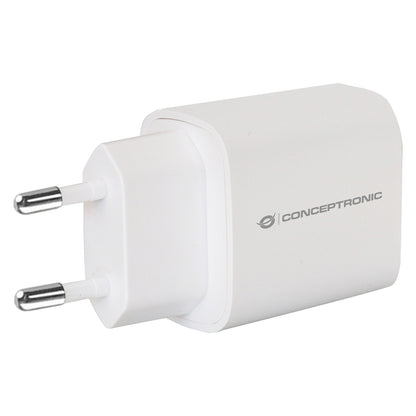 CONCEPTRONIC Ladegerät 1Port USB-C Top-Port 20WPD3.0 ws