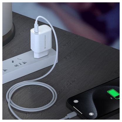 CONCEPTRONIC Ladegerät 1Port USB-C Top-Port 20WPD3.0 ws