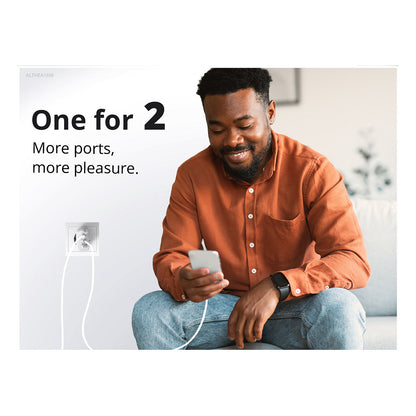 CONCEPTRONIC Ladegerät 2Port GaN 3-in-1 33WPD3.0/PPS ws
