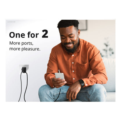 CONCEPTRONIC Ladegerät 2Port GaN 3-in-1 33WPD3.0/PPS sw