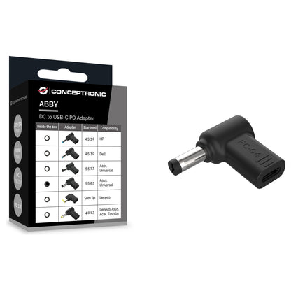 CONCEPTRONIC USB-C PD100W->Asus/Uni.5.5x2.5mm Adap.18-20V sw