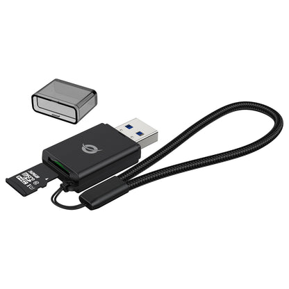 CONCEPTRONIC Kartenleser USB-A3.0->TF/Micro-SD3.0 schwarz
