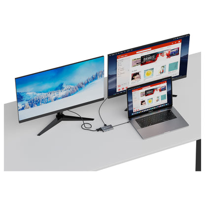 CONCEPTRONIC 7-1 Dock USB-C->HDMI/3xUSB-A/VGA/+ 25cm gr