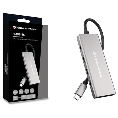 CONCEPTRONIC 7-1 Dock USB-C->3xUSB-C/3xUSB-A/+ 25cm gr