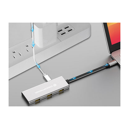 CONCEPTRONIC 7-1 Dock USB-C->3xUSB-C/3xUSB-A/+ 25cm gr