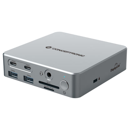 CONCEPTRONIC 15-1 Dock USB-C->2xHDMI/2xUSB-C/4xUSB-A/+80W si