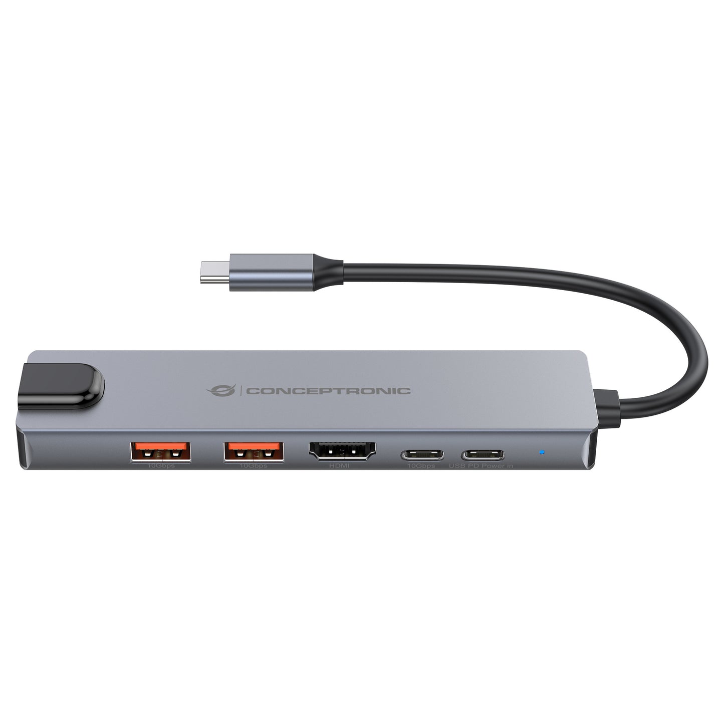 CONCEPTRONIC 6-1 Dock USB-C->HDMI/2xUSB-A/USB-C/+ 25cm si