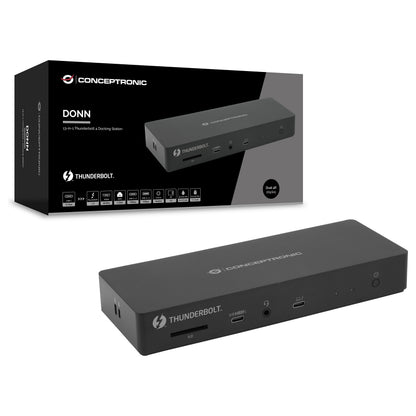 CONCEPTRONIC 13-1 Dock USB-C->HDMI/2xUSB-A/2xUSB-C/+ 96W sw