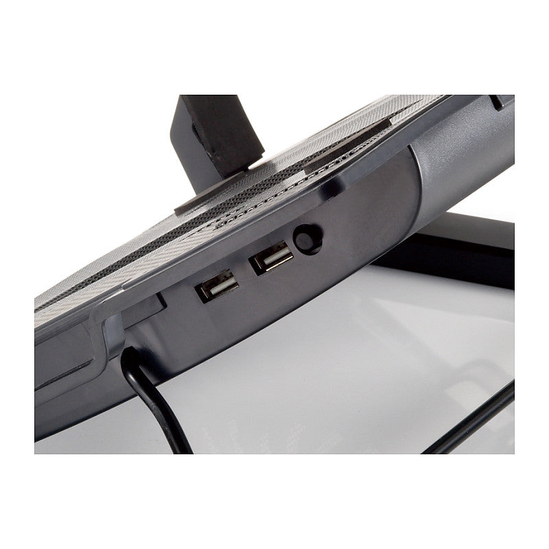 CONCEPTRONIC 1-Fan USB-A2.0 Laptop-Kühlpad 40Kg ERGO 17" sw