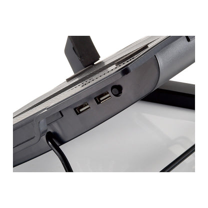 CONCEPTRONIC 1-Fan USB-A2.0 Laptop-Kühlpad 40Kg ERGO 17" sw