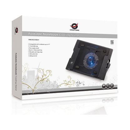 CONCEPTRONIC 1-Fan USB-A2.0 Laptop-Kühlpad 40Kg ERGO 17" sw