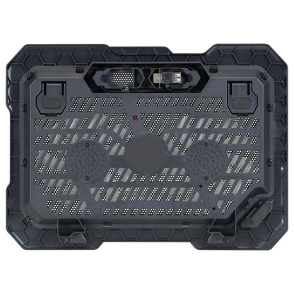 CONCEPTRONIC 2-Fan USB-A2.0 Laptop-Kühlpad 25Kg 15.6" sw
