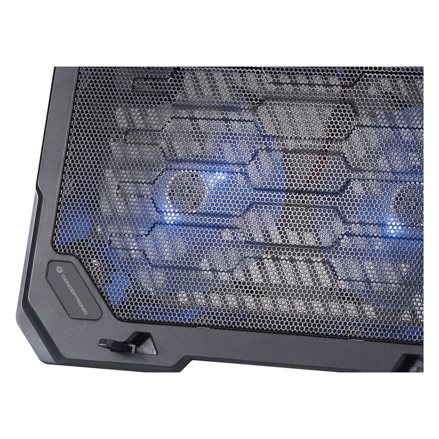 CONCEPTRONIC 2-Fan USB-A2.0 Laptop-Kühlpad 25Kg 15.6" sw