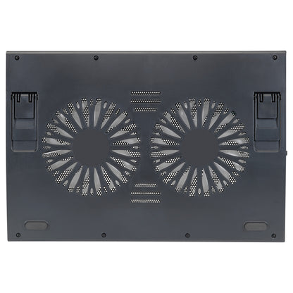 CONCEPTRONIC 2-Fan USB-A2.0 Laptop-Kühlpad 30Kg 17" sw