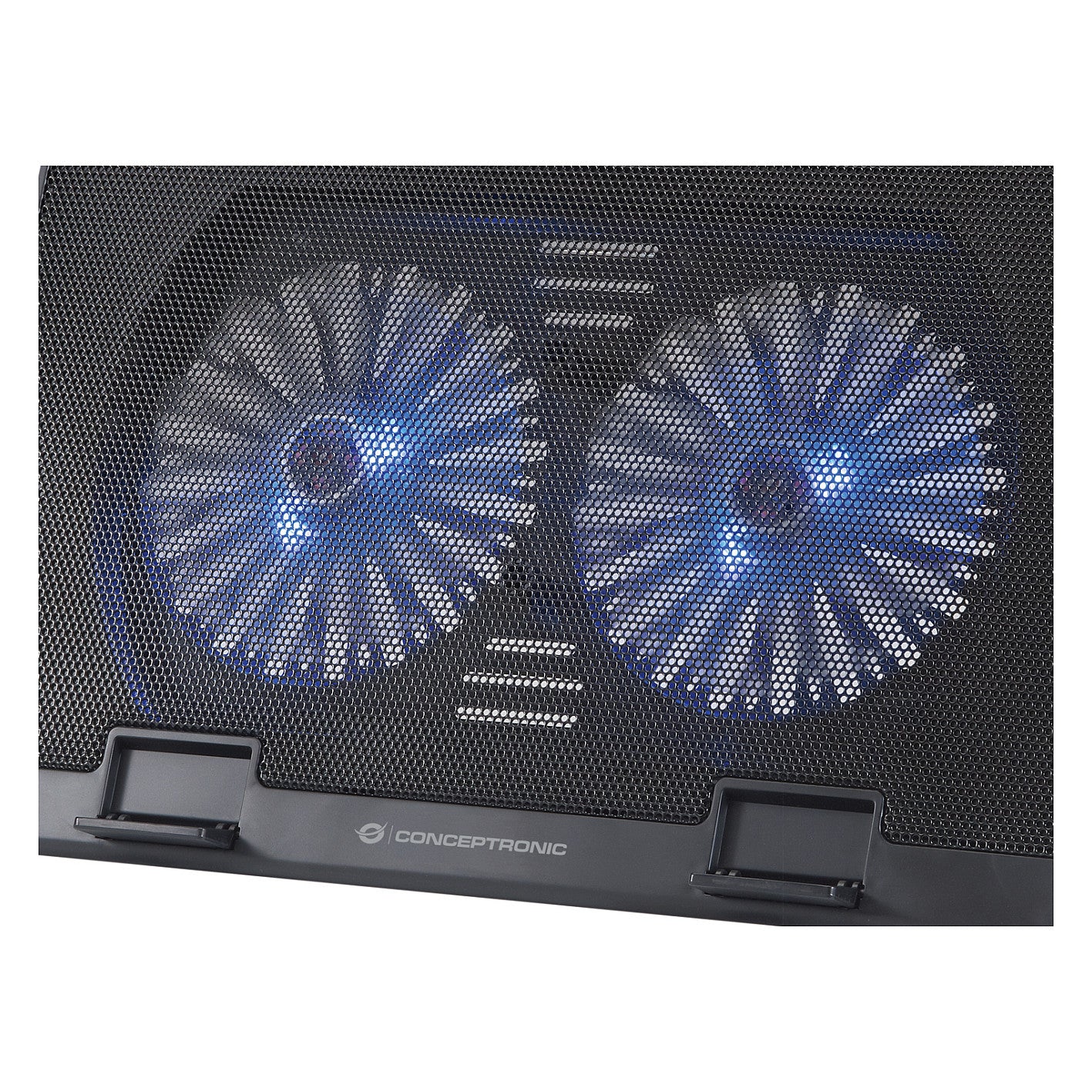 CONCEPTRONIC 2-Fan USB-A2.0 Laptop-Kühlpad 30Kg 17" sw