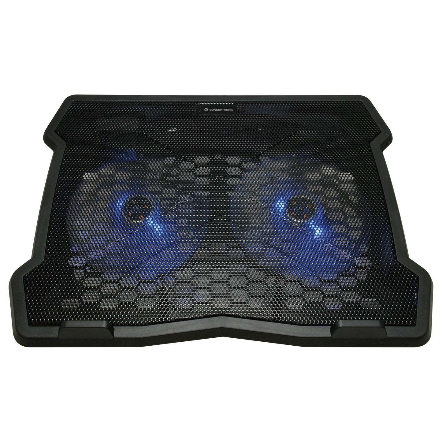 CONCEPTRONIC 2-Fan USB-A2.0 Laptop-Kühlpad 5Kg 15.6" sw