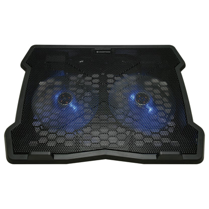 CONCEPTRONIC 2-Fan USB-A2.0 Laptop-Kühlpad 5Kg 15.6" sw