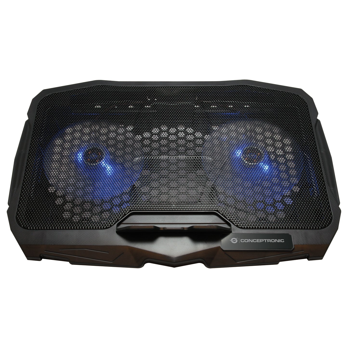 CONCEPTRONIC 2-Fan USB-A2.0 Laptop-Kühlpad 7Kg ERGO 17" sw
