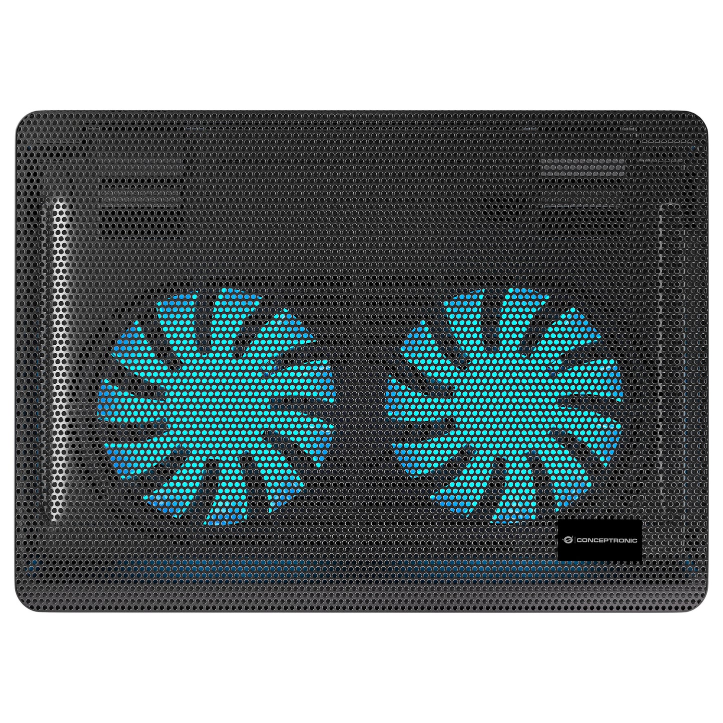 CONCEPTRONIC 2-Fan USB-A2.0 Laptop-Kühlpad 3Kg 15.6" sw