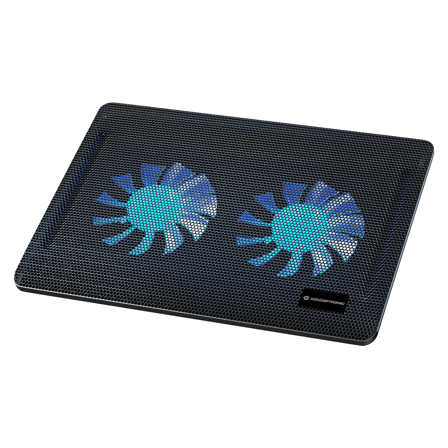 CONCEPTRONIC 2-Fan USB-A2.0 Laptop-Kühlpad 3Kg 15.6" sw