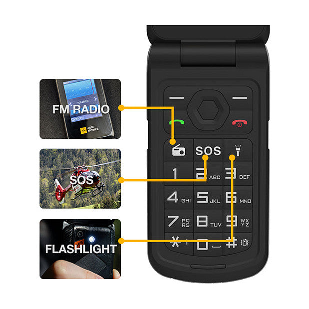 AGM MOBILE M10, 4G, IP68/IP69K/MIL-STD-810H
