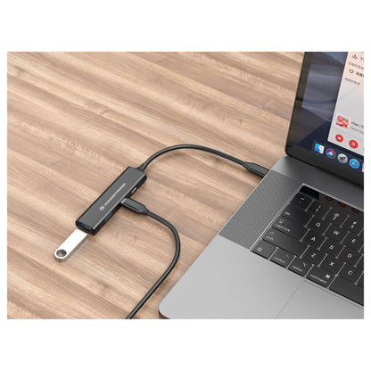 CONCEPTRONIC 4-Port Hub USB-C3.2Gen1->2xA3.0/2xC o.Netz. sw