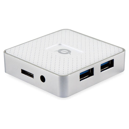 CONCEPTRONIC 4-Port Hub USB Micro-B->4xA3.0 m.Netz. ws