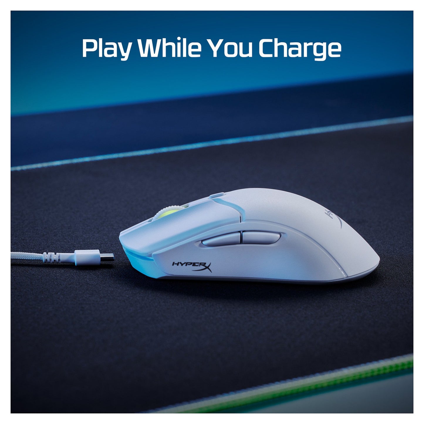 HyperX Pulsefire Haste 2 Wireless Gaming Maus white