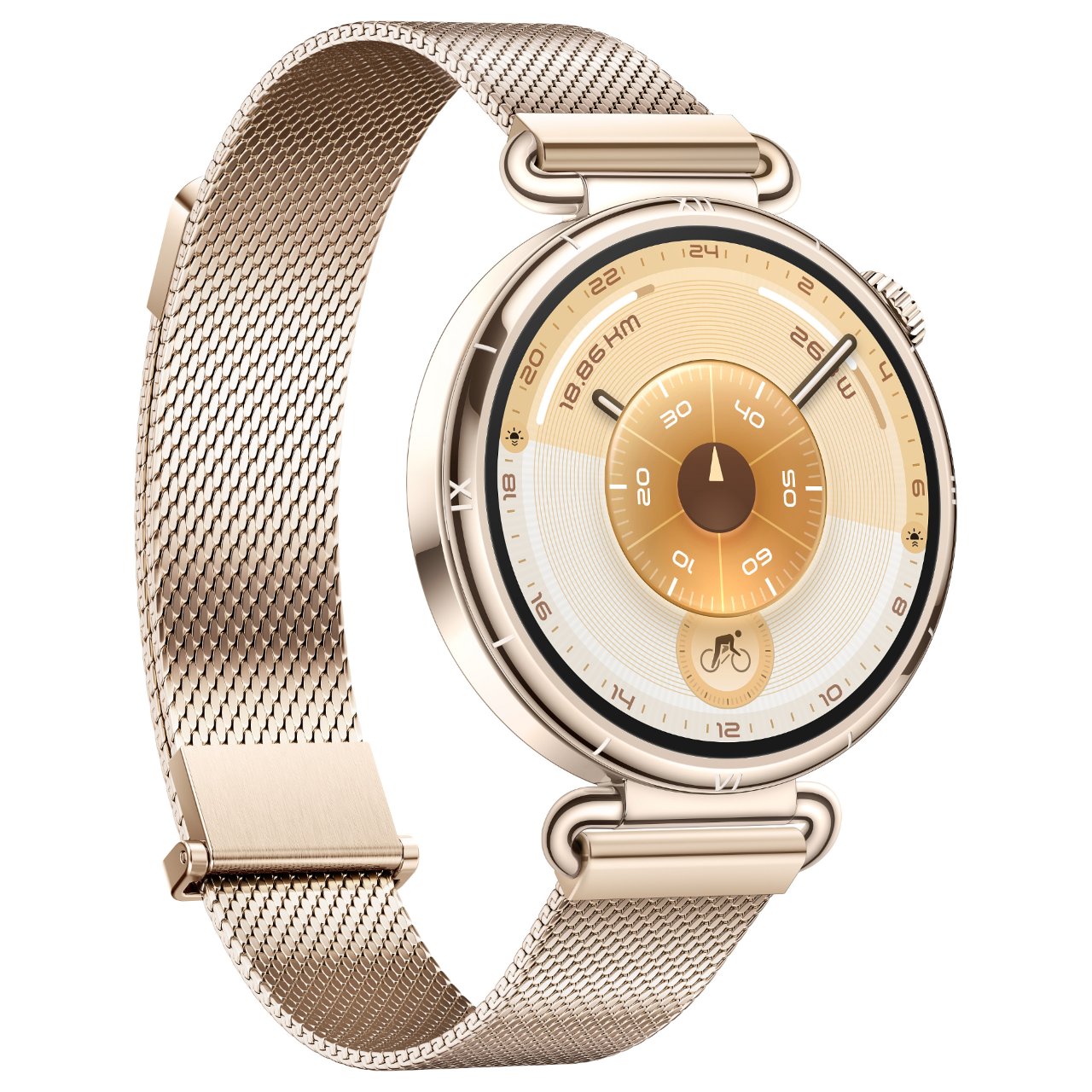 HUAWEI WATCH GT6 41mm (Konsu-B19M), Gold Milanese Strap
