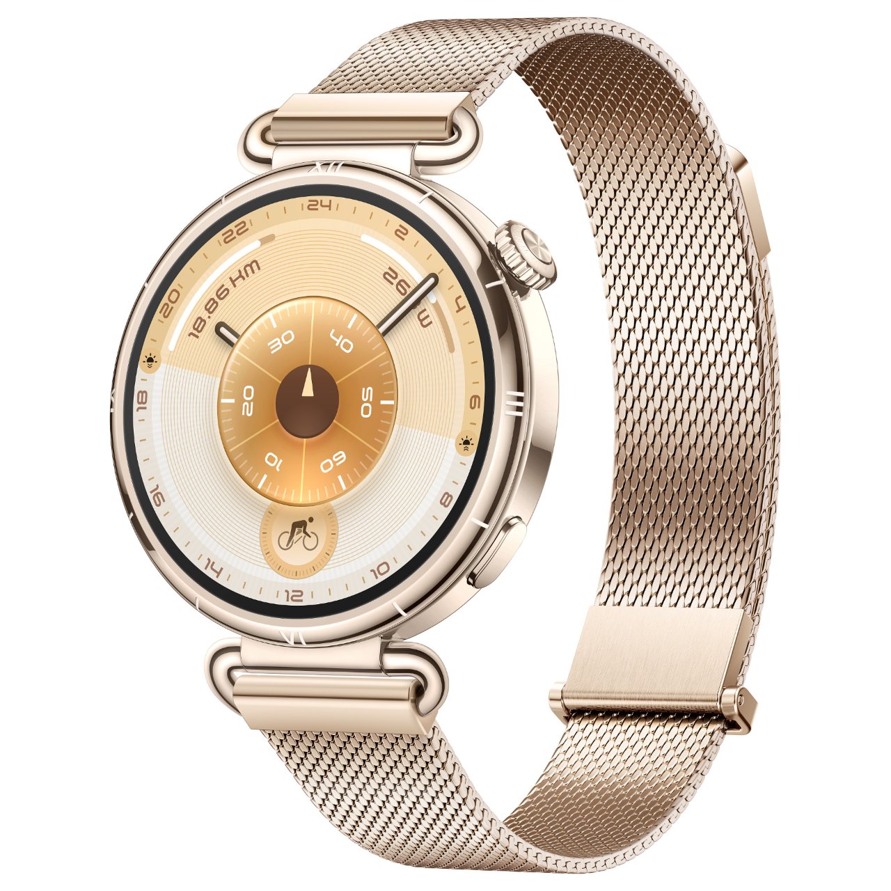 HUAWEI WATCH GT6 41mm (Konsu-B19M), Gold Milanese Strap
