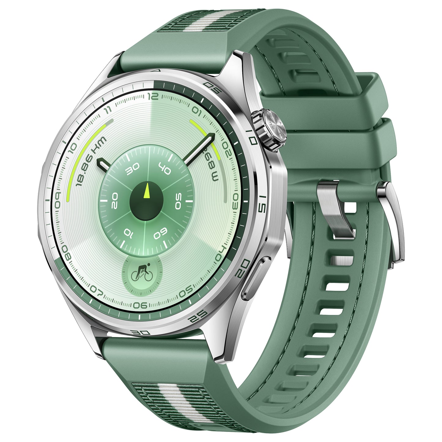 Huawei WATCH GT6 46mm (Atum-B19W), Green Woven Strap