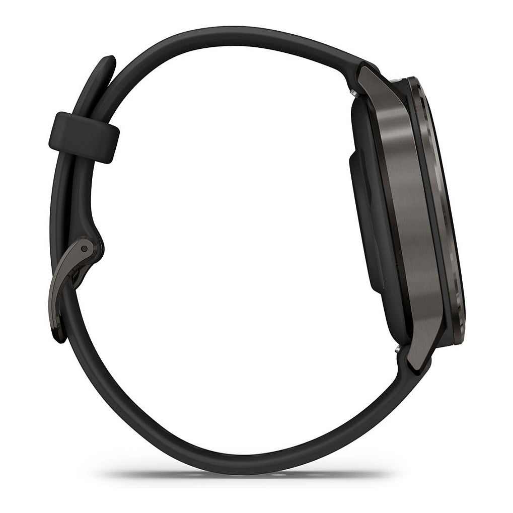 Garmin Venu 4 41mm Silikon-Armb. schwarz/schiefergr