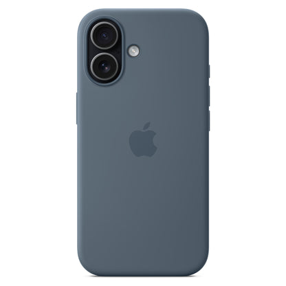Silikon Case iPhone 17 mit MagSafe (maritimblau)