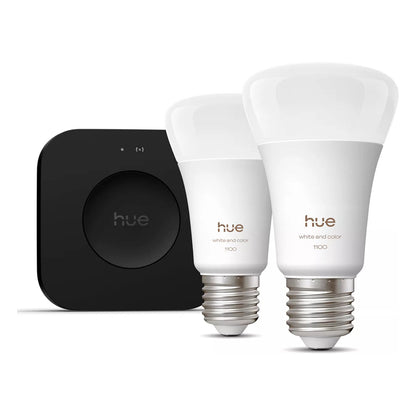 Philips Hue Starter Kit: Hue Bridge Pro + 2 E27