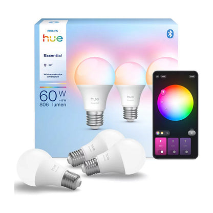 Philips Hue Essential WCA 806 A60 E27 3P EU