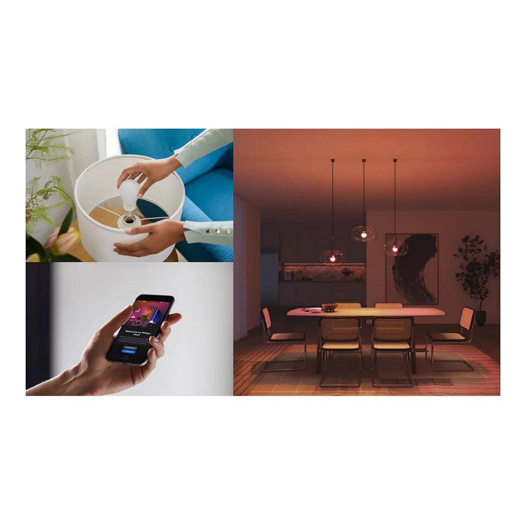 Philips Hue Essential WCA 806 A60 E27 3P EU