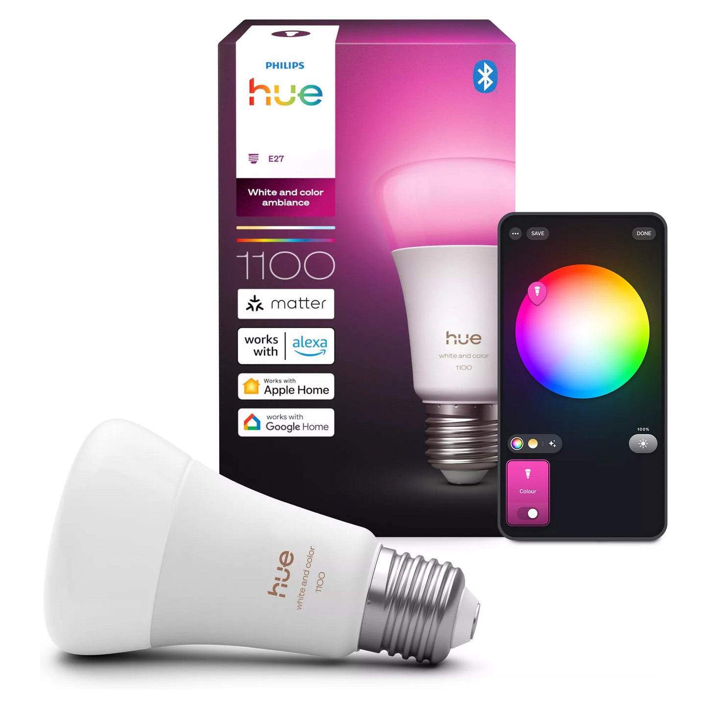 Philips Hue WACA E27 1er Pack 75W