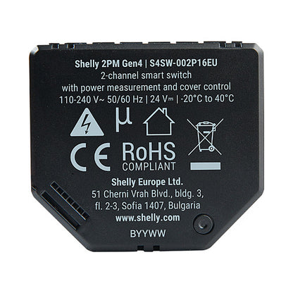 Shelly Relais 2PM Gen4 2er Pack
