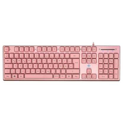 Deltaco Gaming Tastatur USB, RGB pink