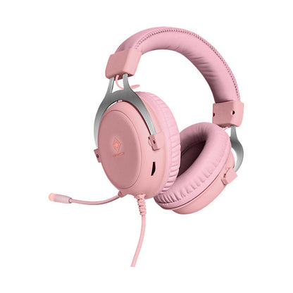 Deltaco Headset Gaming Stereo Klinke LED pink