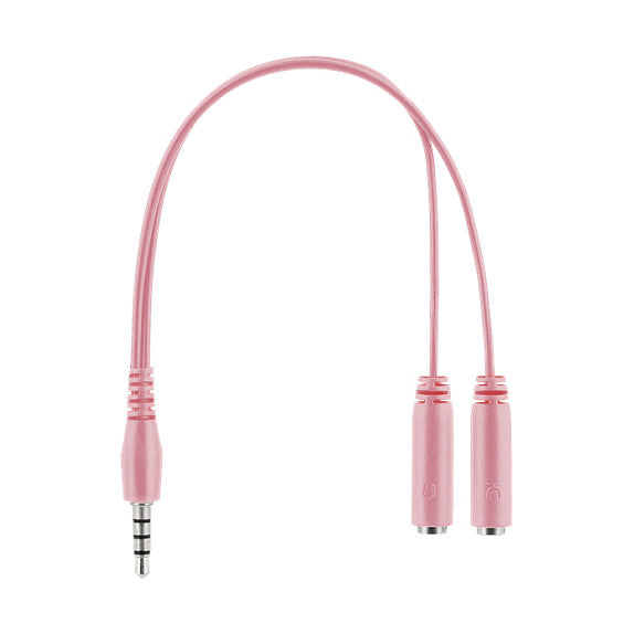Deltaco Headset Gaming Stereo Klinke LED pink