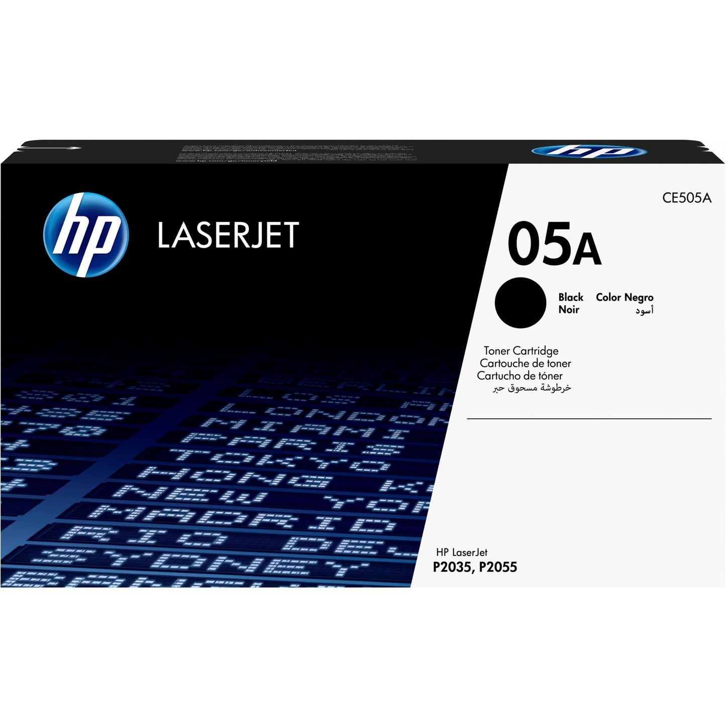 HP 05A original LaserJet Toner cartridge CE505A black standard capacity 2.300 pages 1-pack Smart Printing TechnologY
