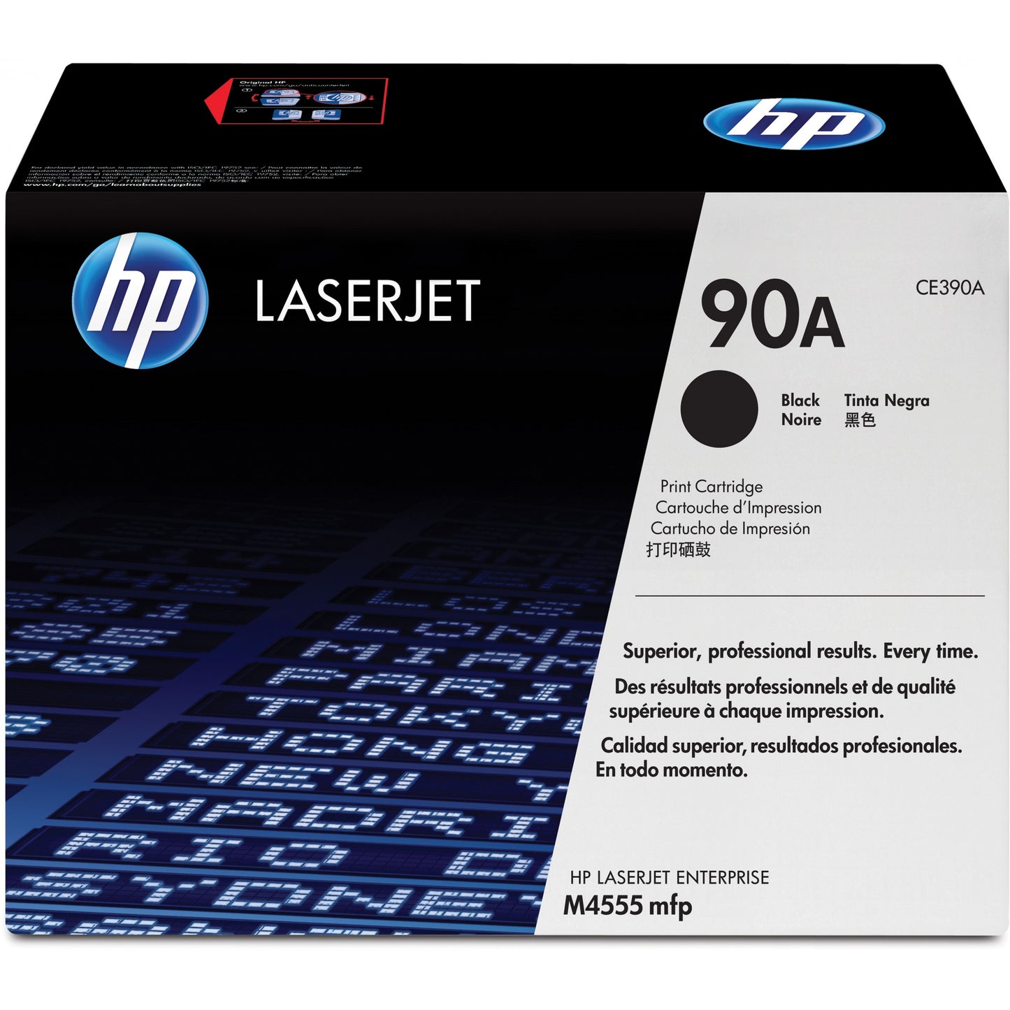 HP 90A Original Toner schwarz Standardkapazitt 10.000 Seiten 1er-Pack Smart printing Technology