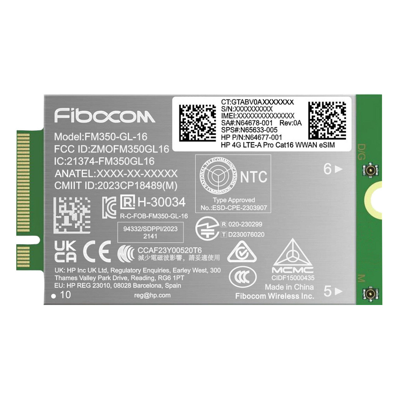 HP Funkmodem 4G LTE-A WWAN Modul
